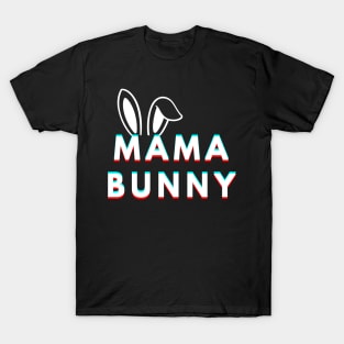 Easter Family Matching Outfits Pastel Color Mama Bunny T-Shirt